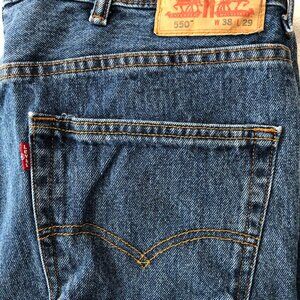 Vintage Levi Strauss Mens 550 Jeans 38W x 29 Excellent Conditon